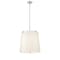 Z-Lite Weston Pendant, 5-Light, 18 In.W x 18 In.H, Brushed Nickel/Cream 3502P18-BN - alternate 1